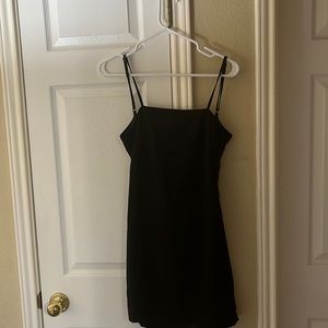 Lulus black mini dress.